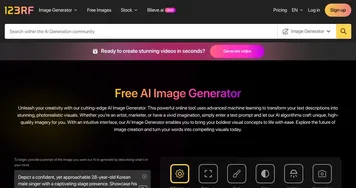 123RF AI Image Generator