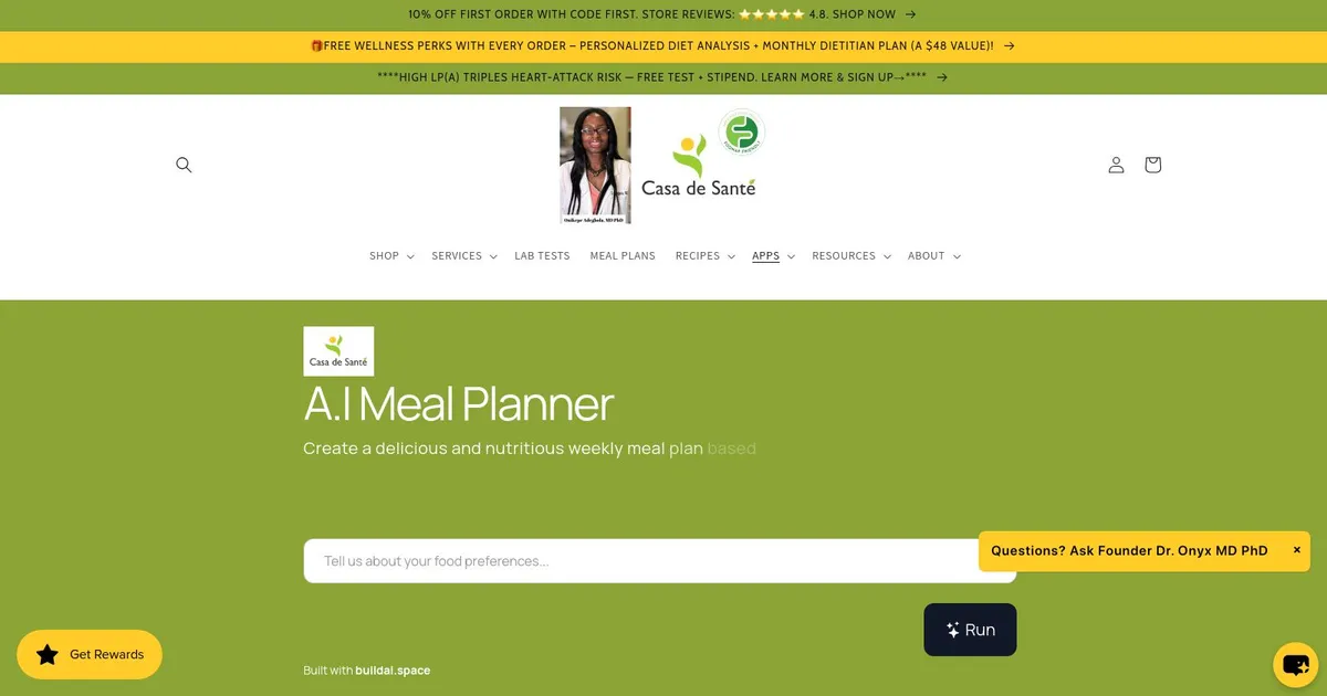 AI Meal Planner - screenshot