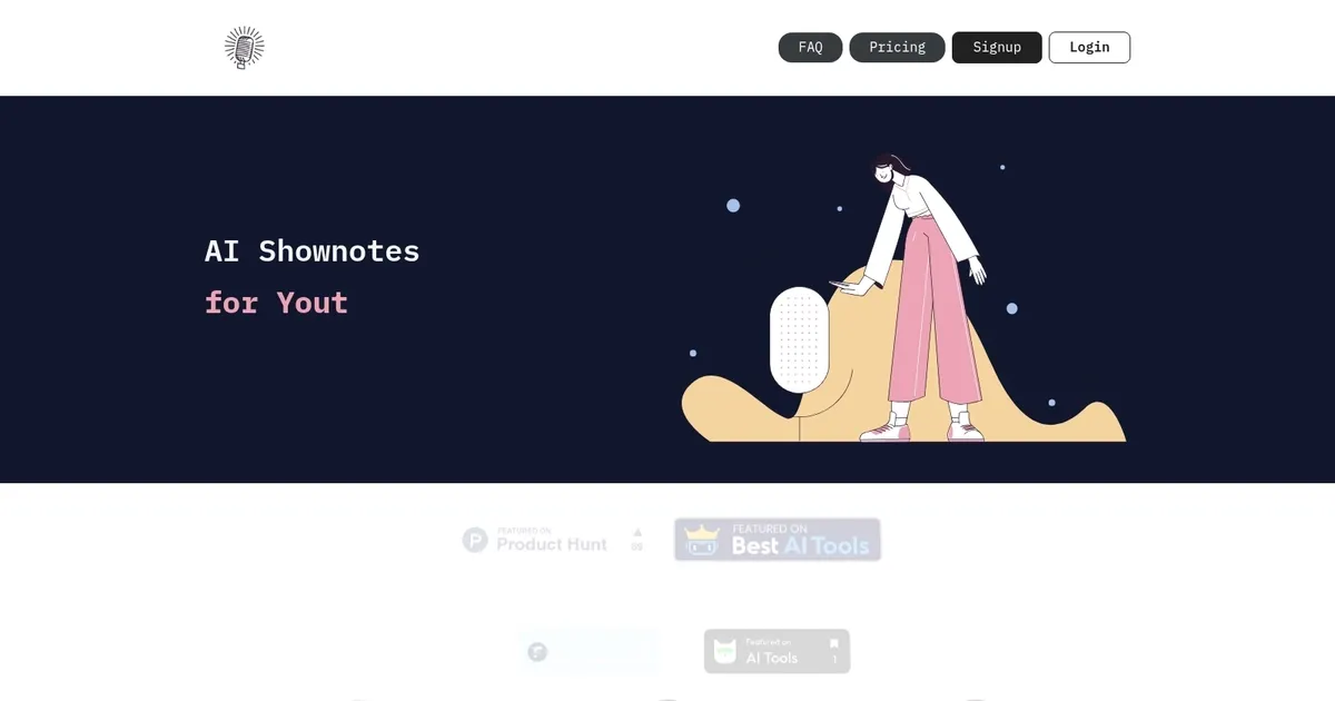 AI Shownotes - screenshot