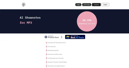 AI Shownotes