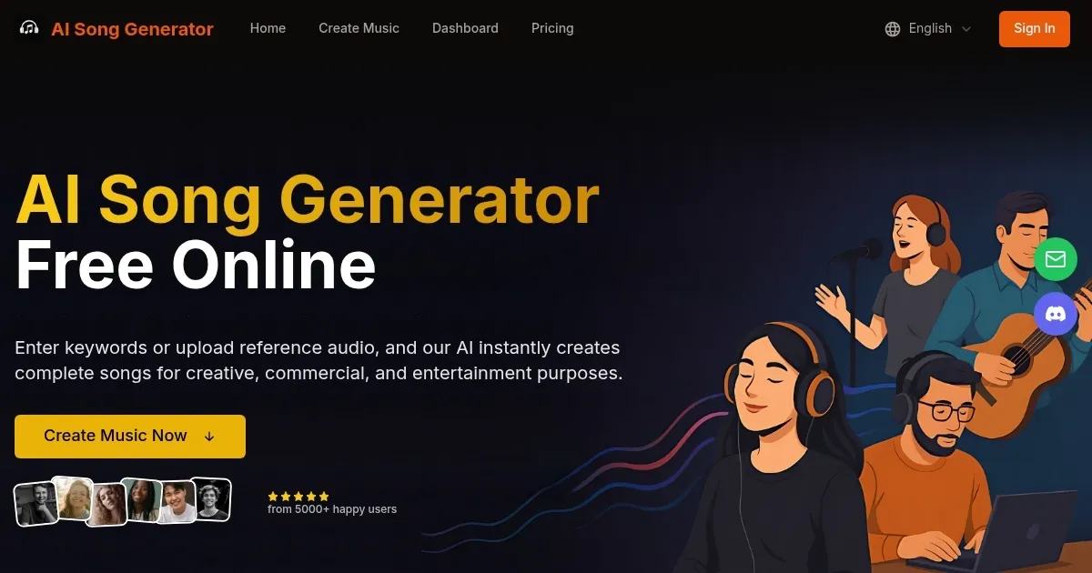 AI Song Generator - screenshot