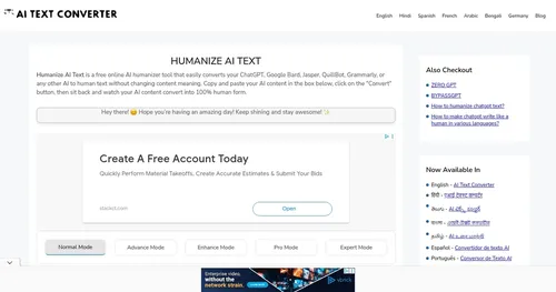 AI Text Converter