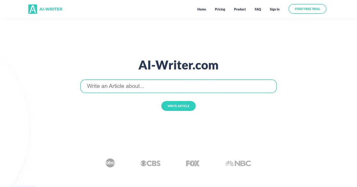 AI-Writer.com - screenshot