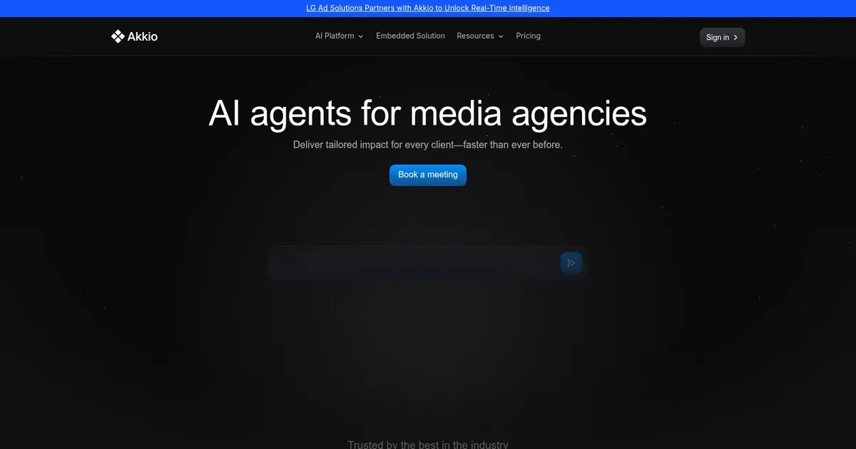 Akkio - screenshot
