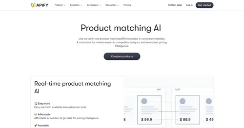 Apify Product Matching AI