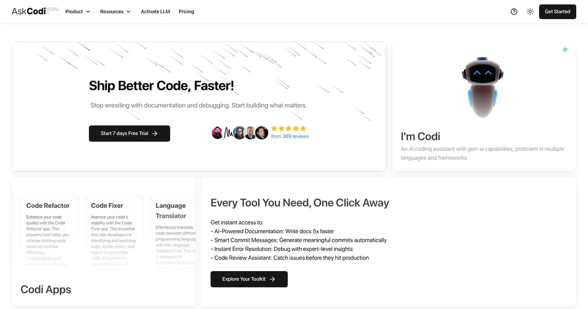 AskCodi - screenshot