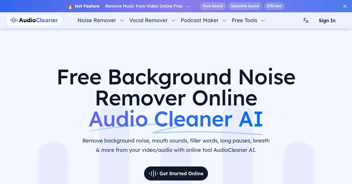 AudioCleaner - screenshot