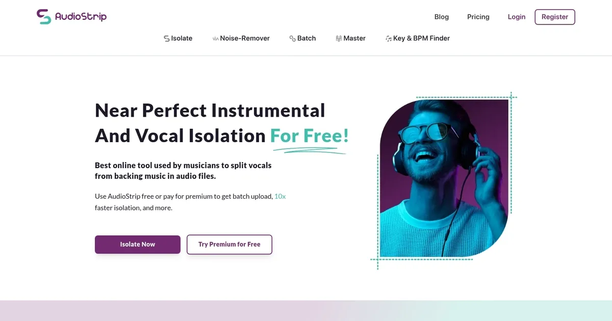 AudioStrip - screenshot