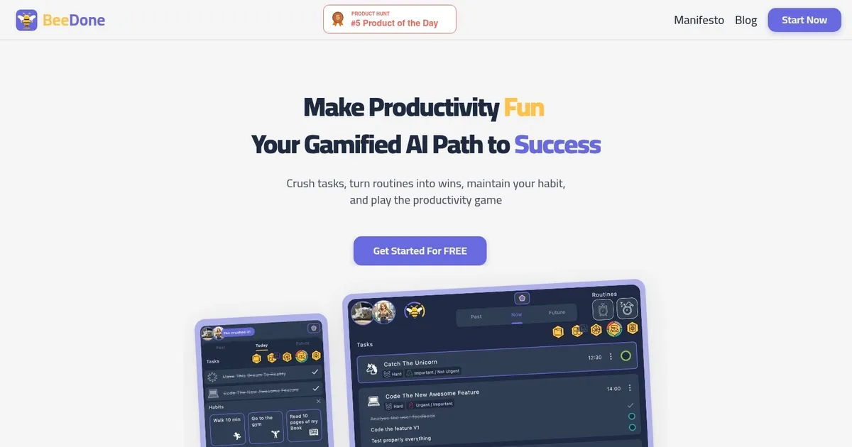 BeeDone - screenshot