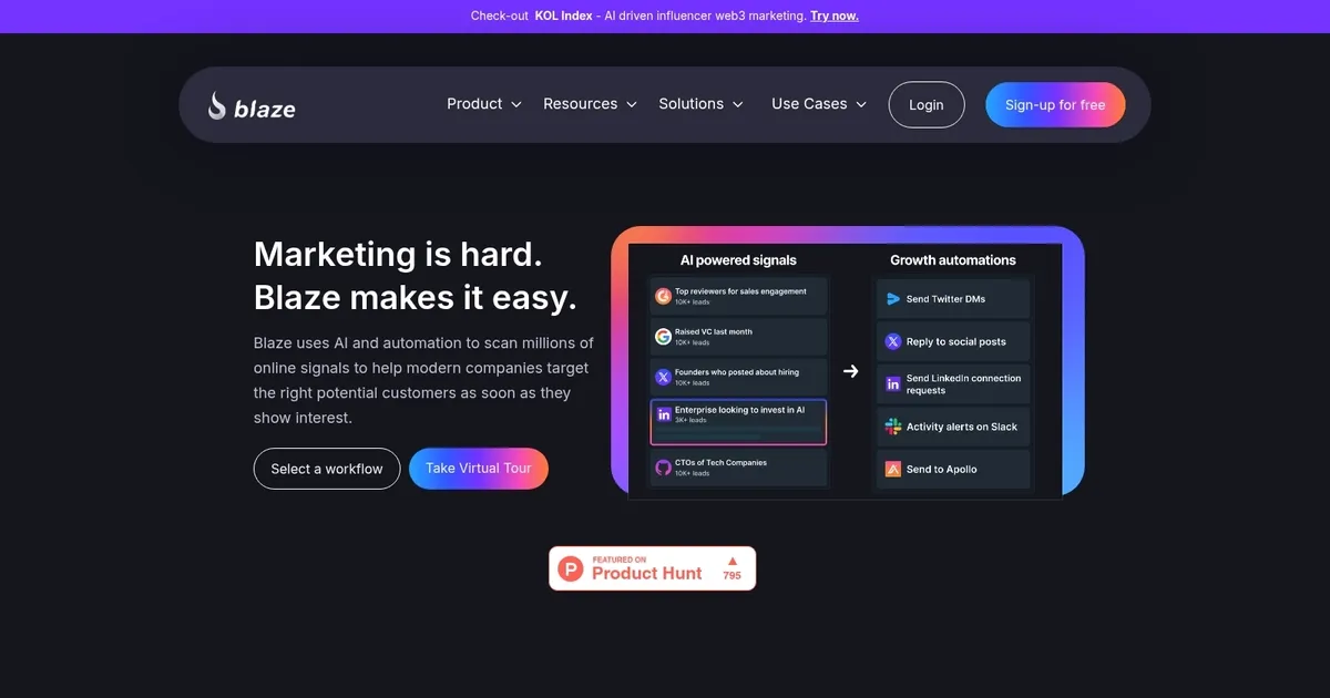Blaze - screenshot