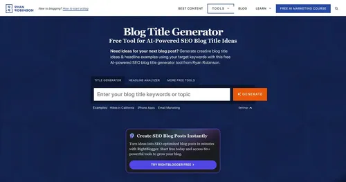 Blog Title Generator