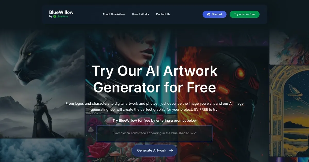 BlueWillow - screenshot