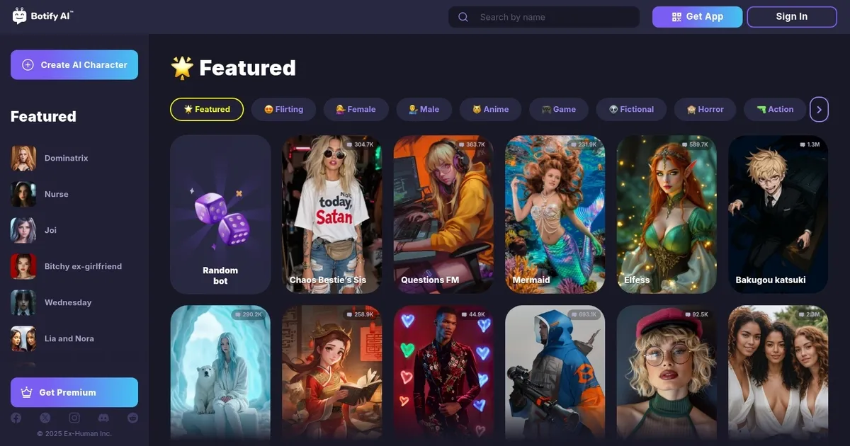 Botify AI - screenshot