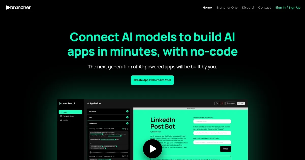 Brancher AI - screenshot