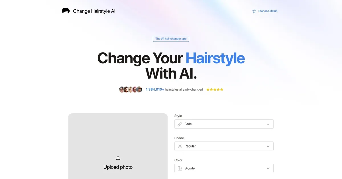 Change Hairstyle AI - screenshot
