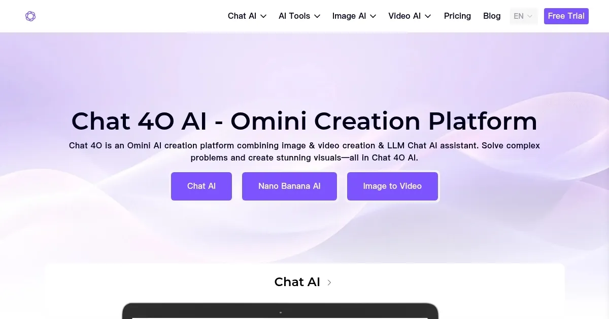 Chat 4O AI - screenshot