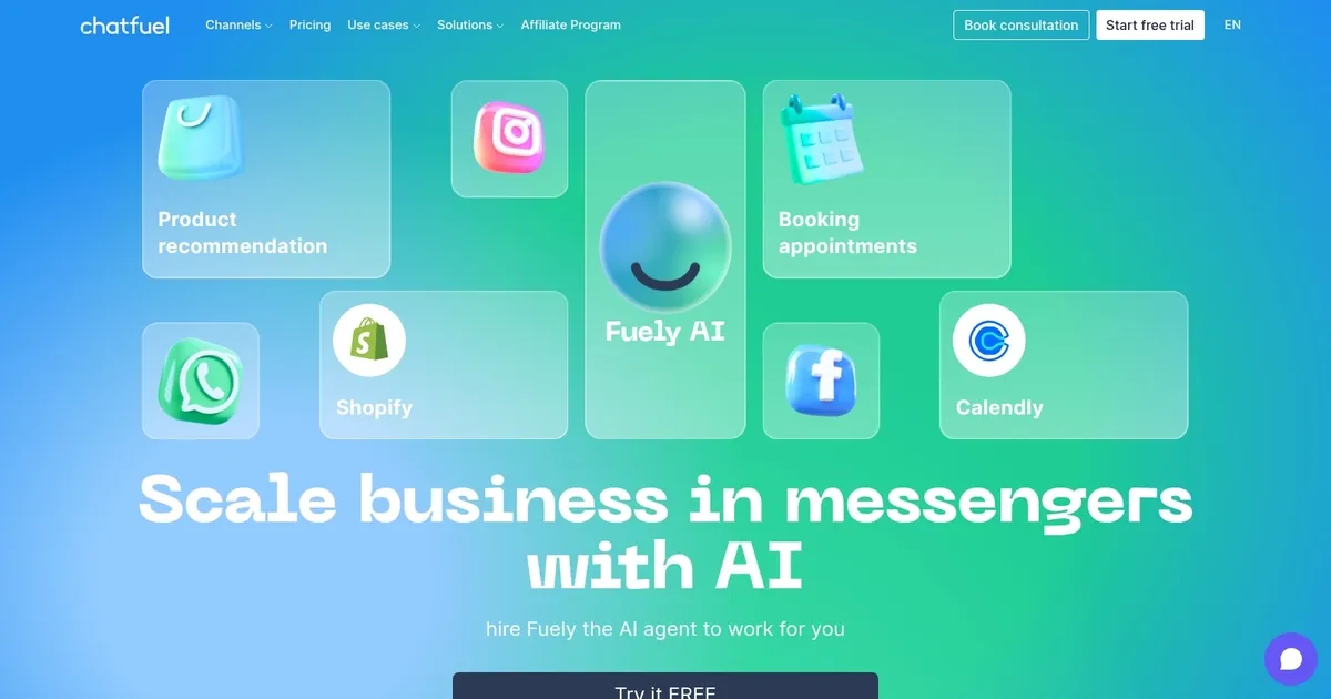 Chatfuel Lite - screenshot