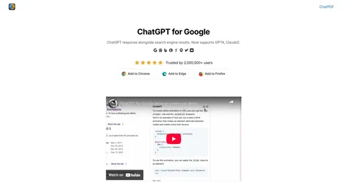 ChatGPT for Google