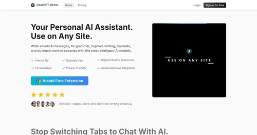 ChatGPT Writer