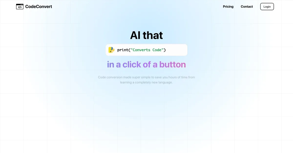CodeConvert - screenshot