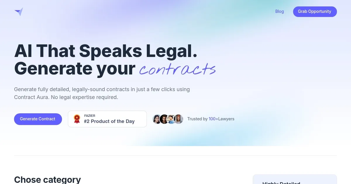 Contract Aura - screenshot