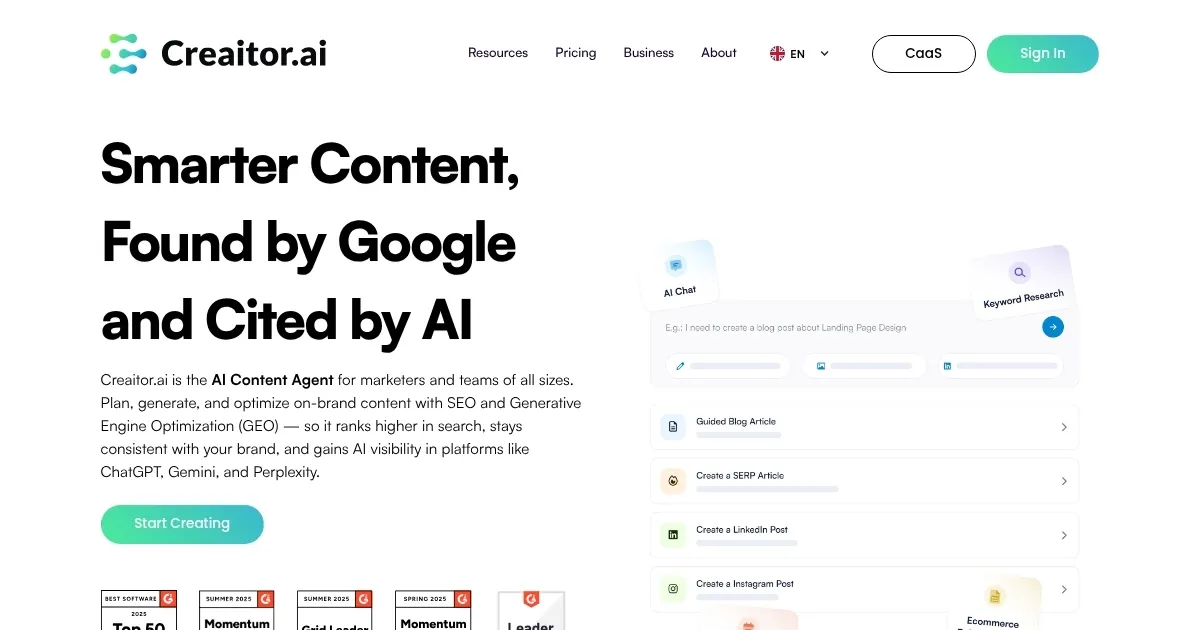 Creaitor.ai - screenshot