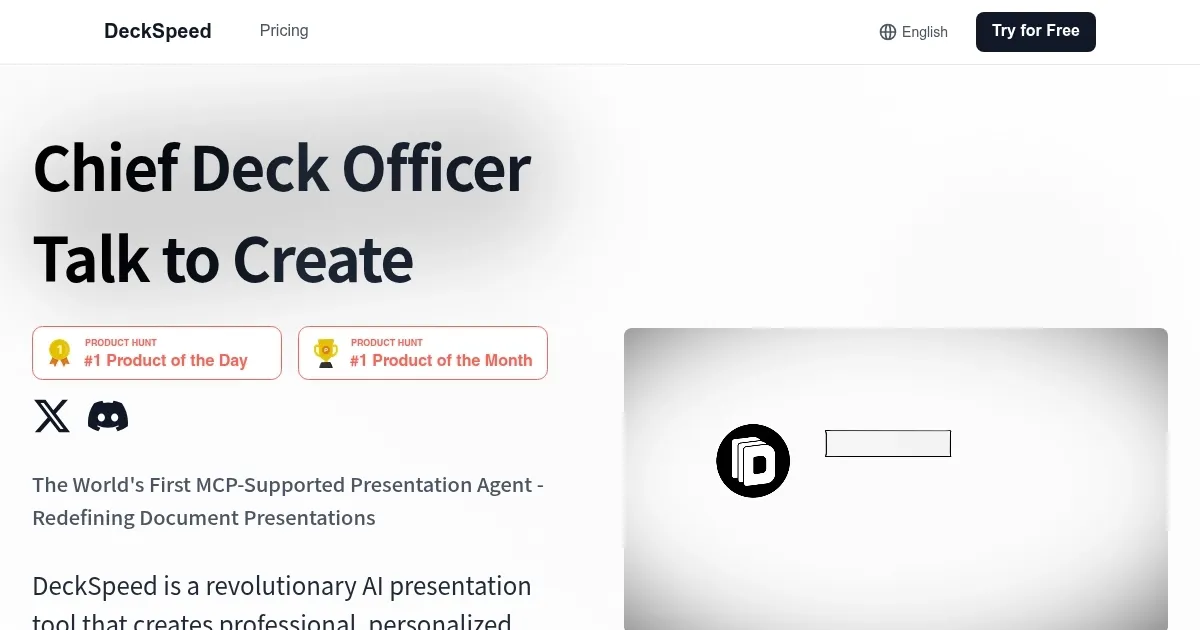 DeckSpeed - screenshot
