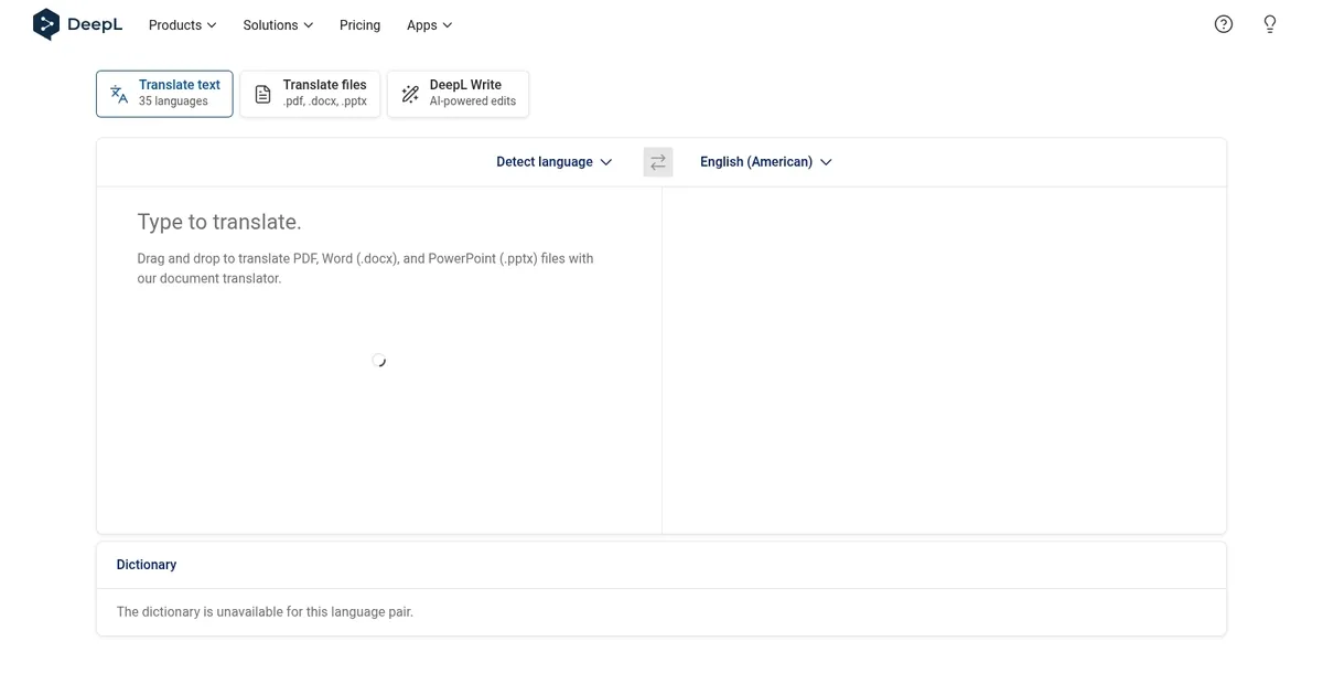 DeepL - screenshot