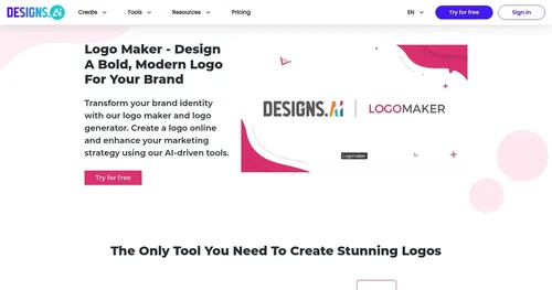 Designs.ai Logomaker