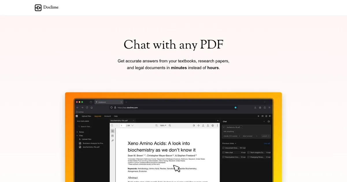 DocLime - screenshot