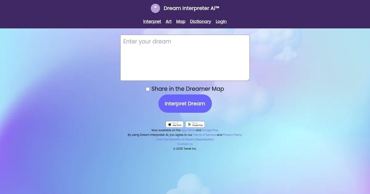 Dream Interpreter AI - screenshot
