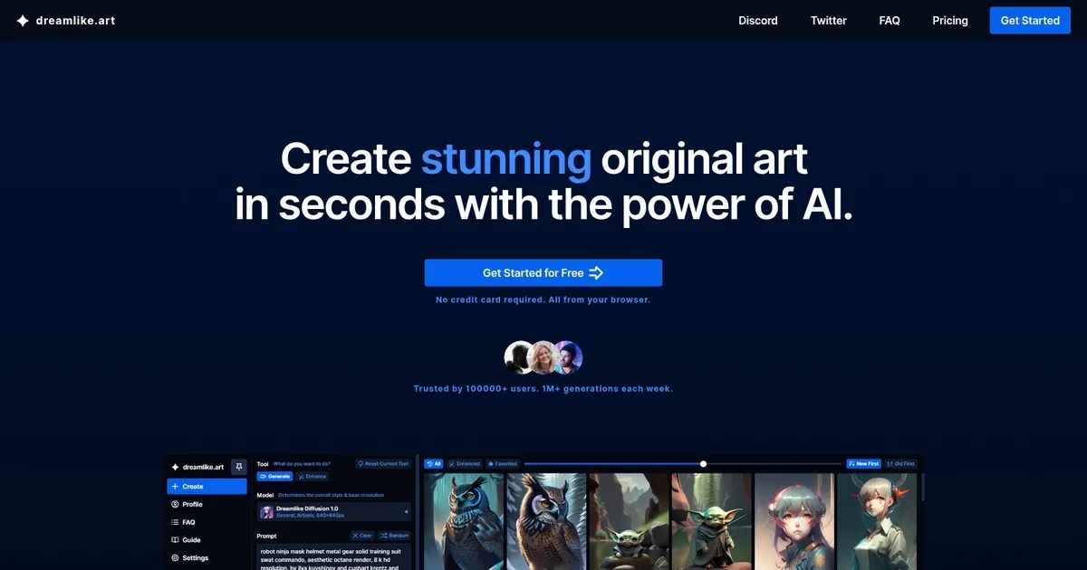 dreamlike.art - screenshot
