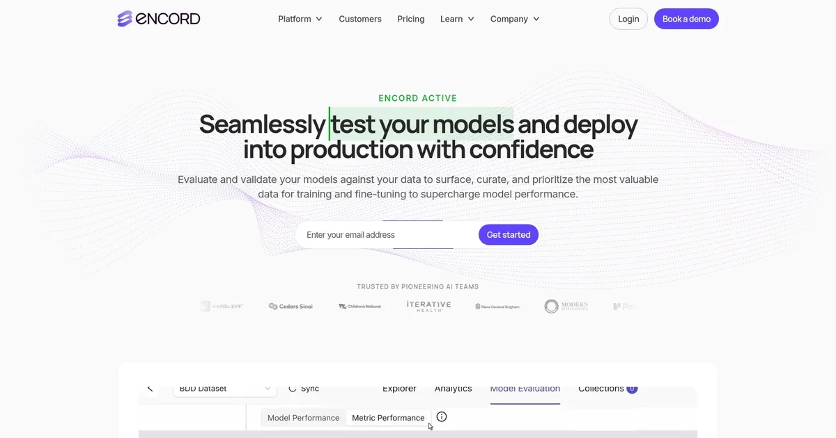 Encord Active - screenshot