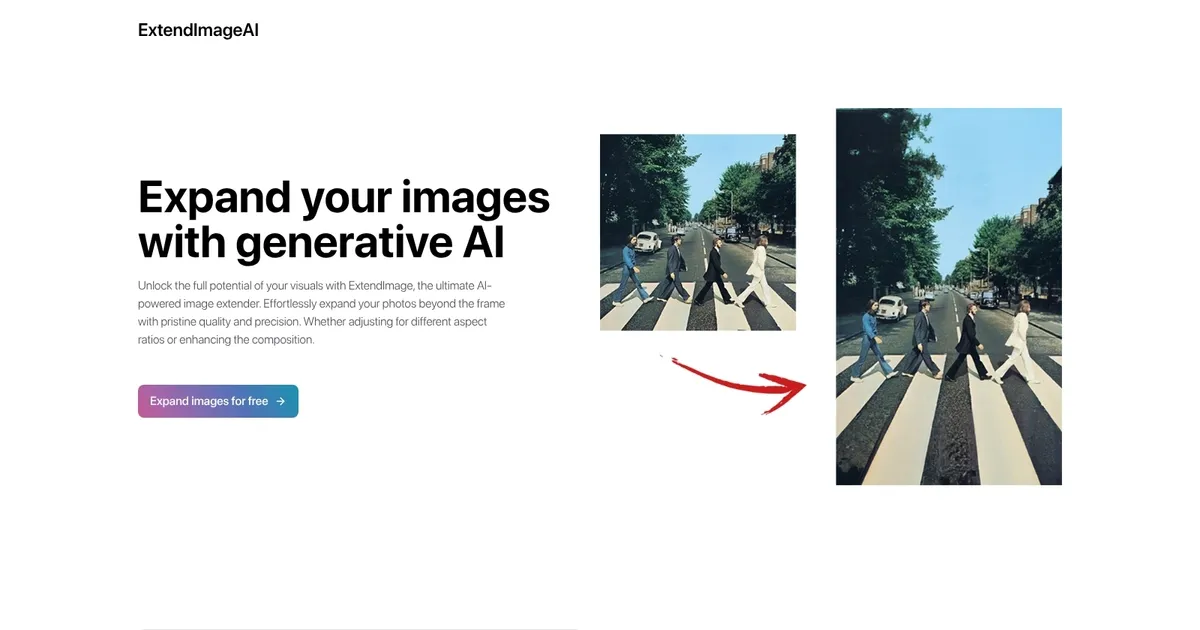 ExtendImage.AI - screenshot