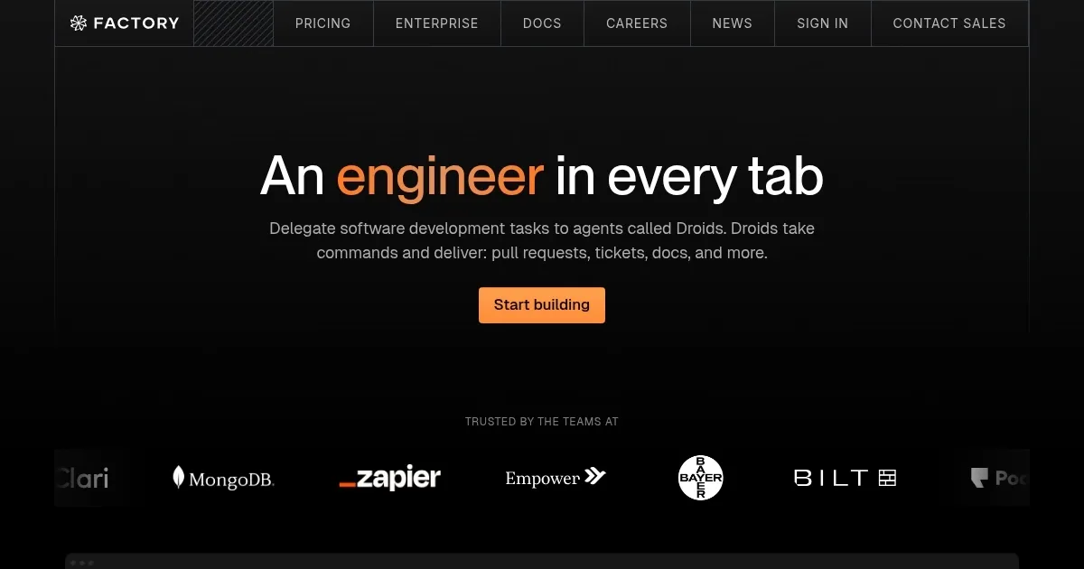 Factory - screenshot