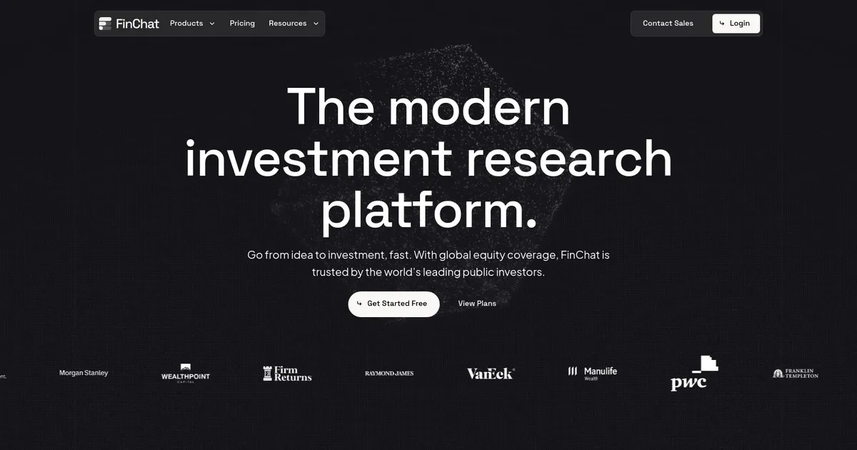 FinChat.io - screenshot