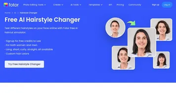 Fotor Hairstyle Changer