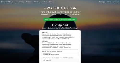 FreeSubtitles.AI