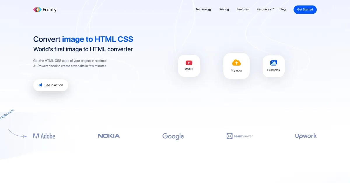 Fronty - screenshot
