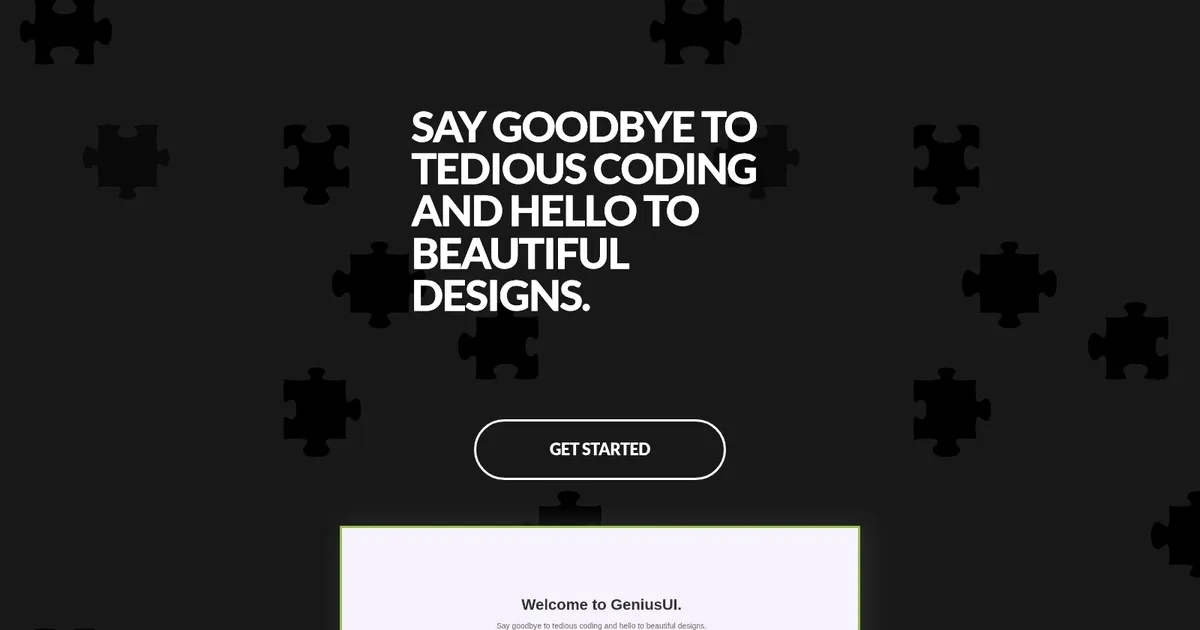 GeniusUI - screenshot