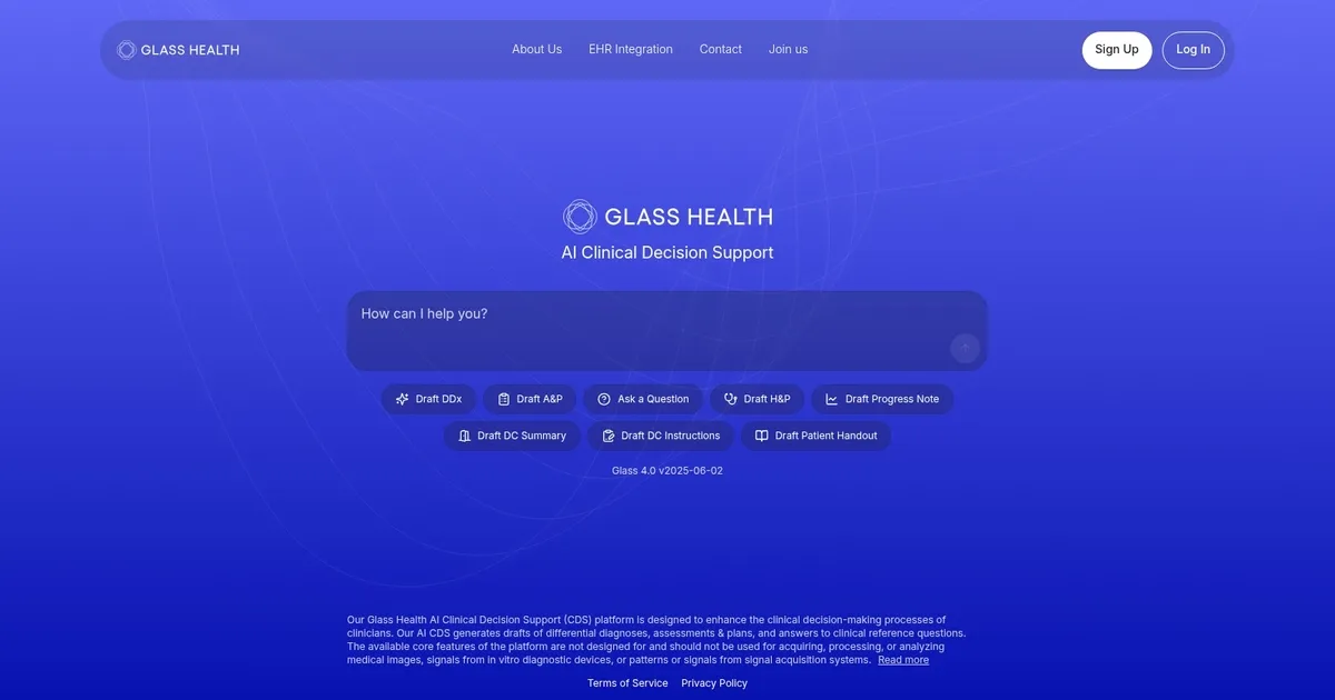 Glass AI - screenshot