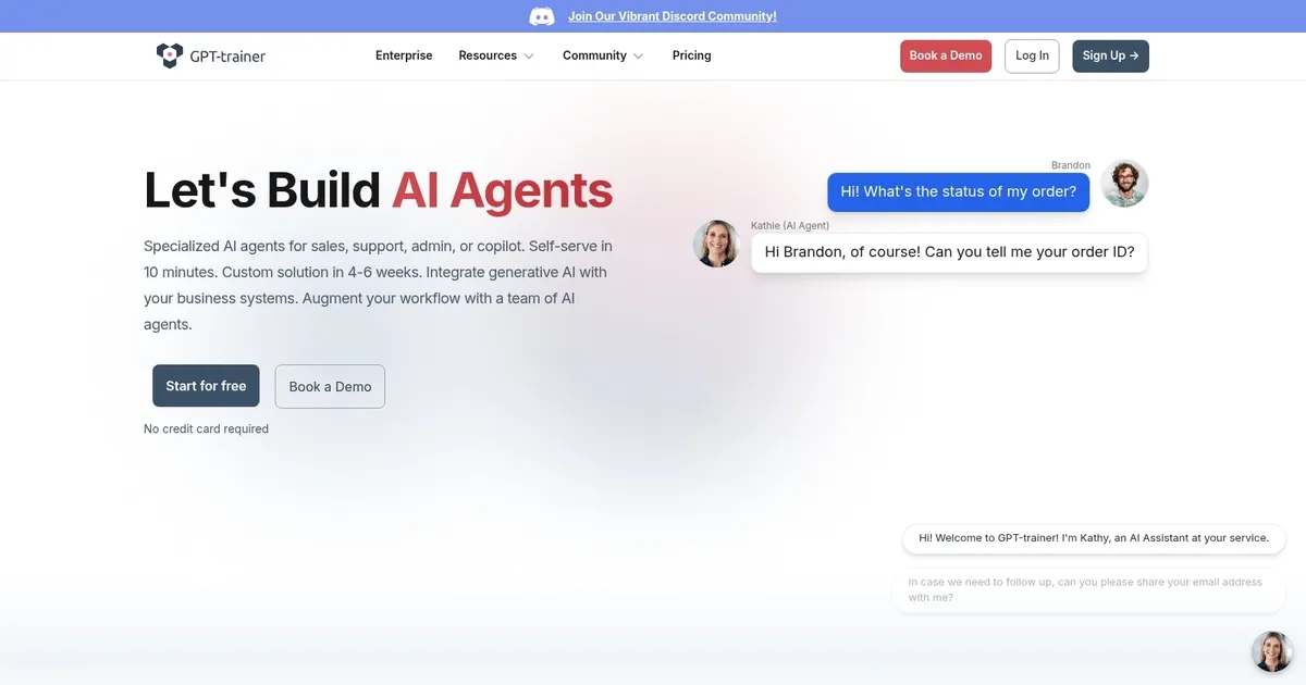 GPT-trainer - screenshot