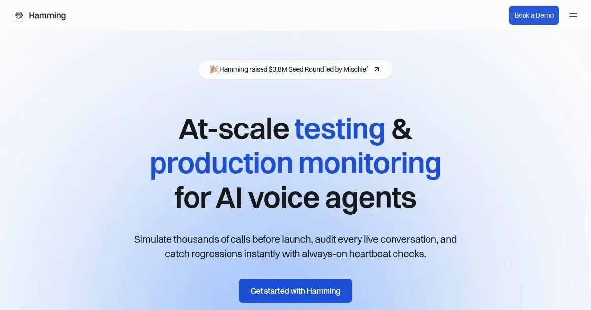 Hamming AI - screenshot