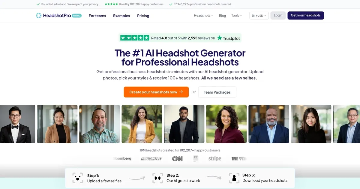 HeadshotPro - screenshot