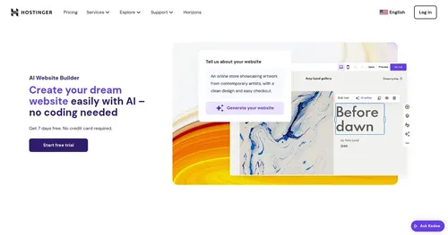 Hostinger AI Website Builder