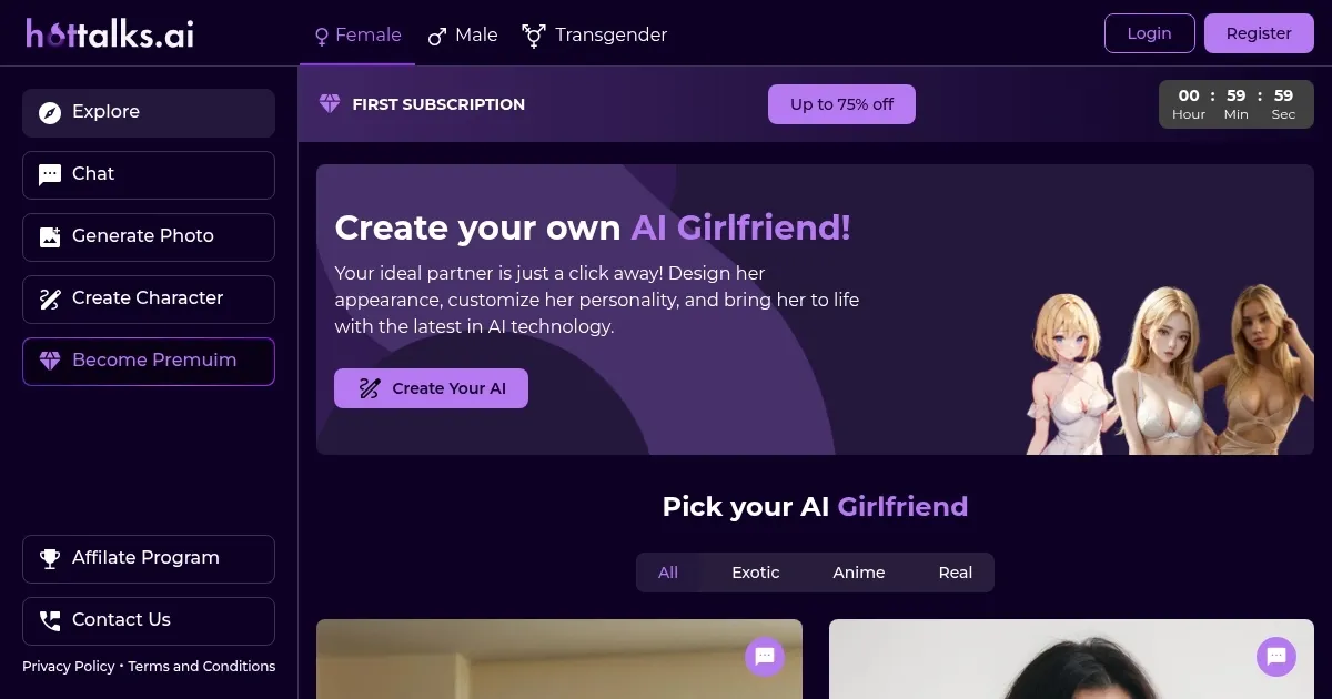 Hottalks.ai - screenshot