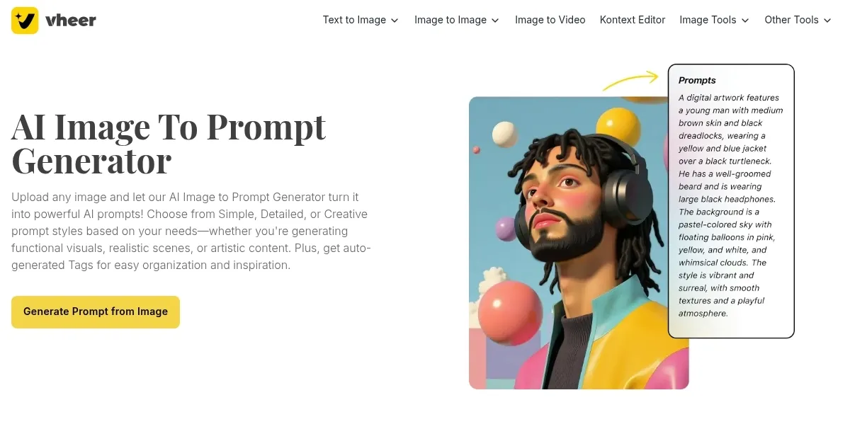 Image-to-Prompt - screenshot