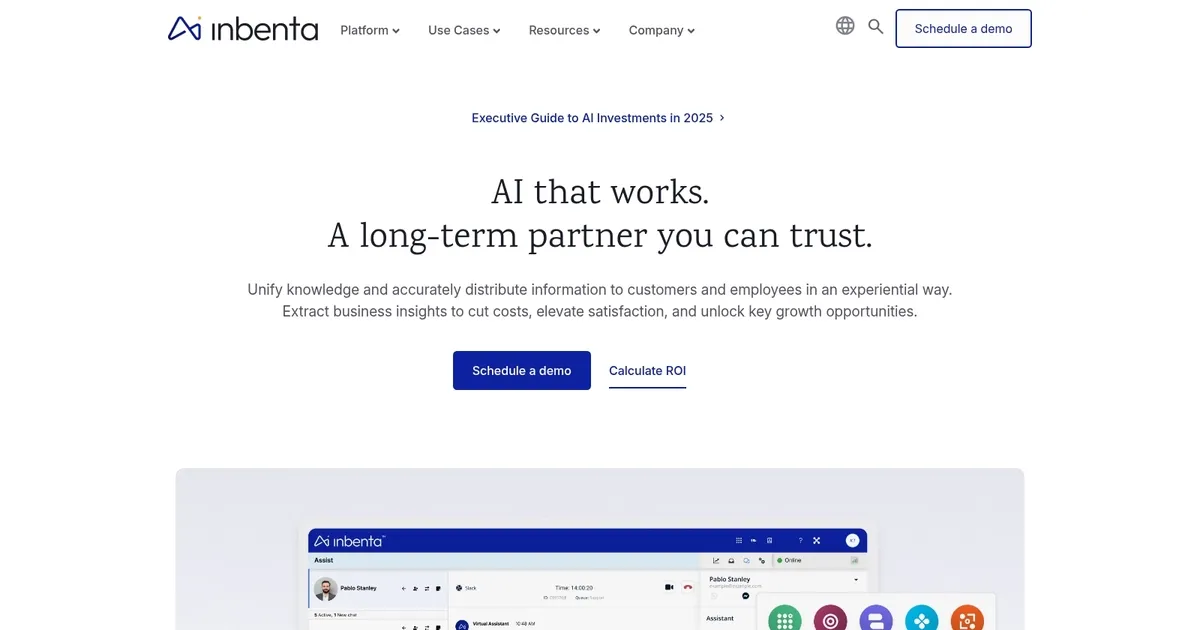 Inbenta - screenshot