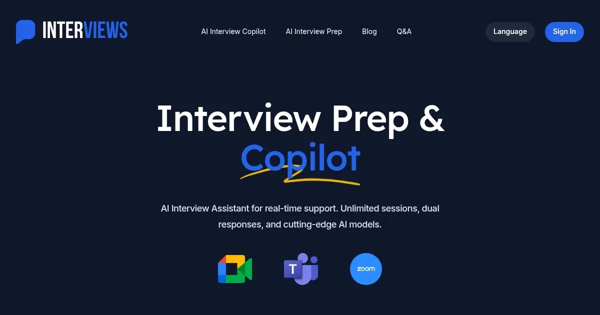 Interviews Chat - screenshot