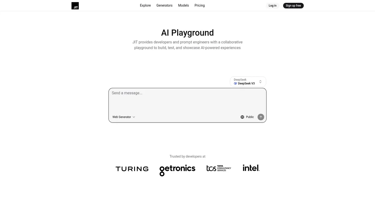 JIT.dev - screenshot
